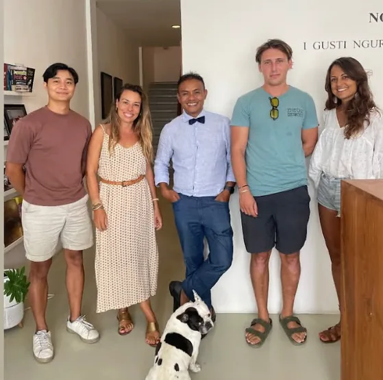 BALI STRAT client at a Bali notary office after a property transaction